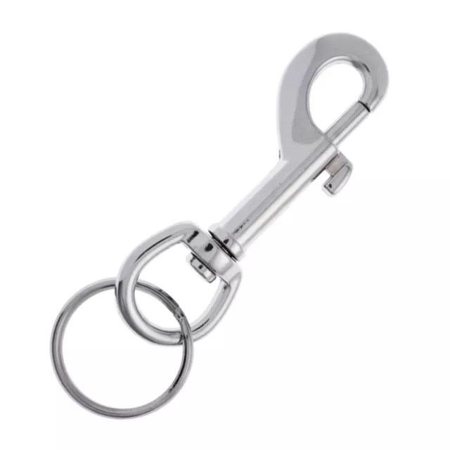 Metal Keychain Carabiner Clip Keyring Key Ring Chain Clips Hook Holder  Unisex UK