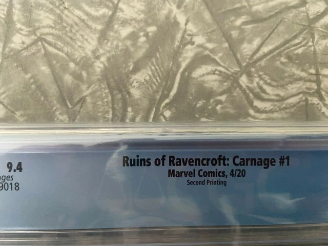 Ruins of Ravencroft Carnage 1 2nd Print CGC 9.4 1st Cortland Cassidy Key Low Prt 4