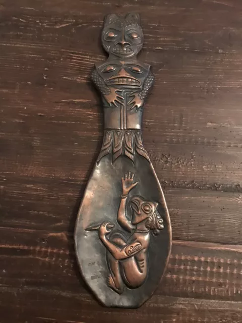 Vintage Hammered Repose Copper NWC Style Spoon Ladle Alaska Vintage Hammered Repose Copper NWC Style Spoon Ladle Alaska