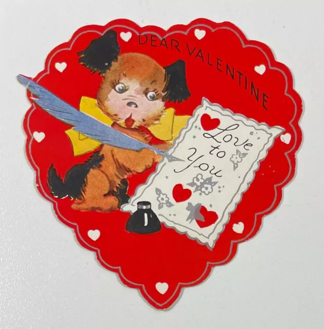 Vintage Valentine Card Love To You