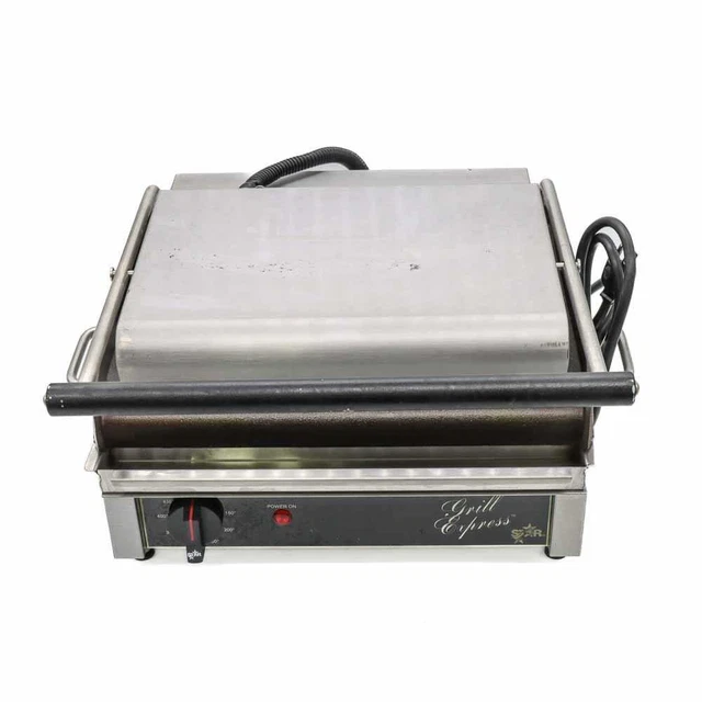 Refurbished Star GX14IS 2 Sided Sandwich Panini Press Smooth Cast Iron Plates