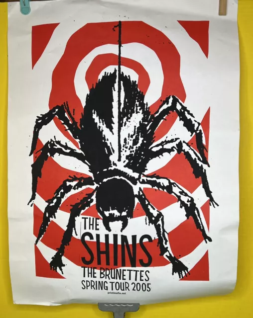 The Shins / The Brunettes 2005 Spring Tour Concert Poster Print Mafia