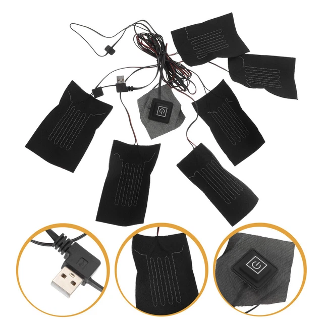 Lámina térmica para ropa cojín térmico USB cojín térmico hoja de fiebre invierno