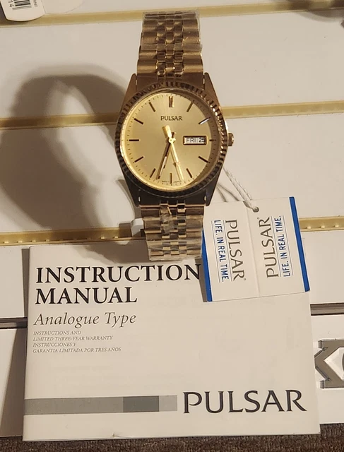 Pulsar PT3033 X – Orologio da uomo, cinturino in acciaio inox colore argento