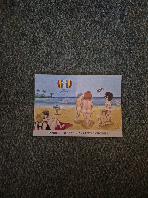 VINTAGE BAMFORTH COMIC 2148L John Ross Nudist Beach Postcard £0.99