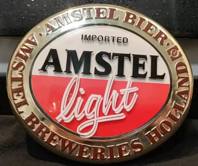 Beer Sign Imported Amstel Light Amstel Bier Breweries Holland Van Munching & Co.