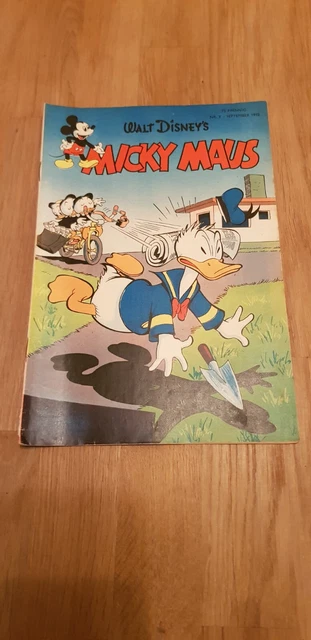 Micky Maus Heft Nr.9 von 1952 (Zustand 1-2) Original-Heft