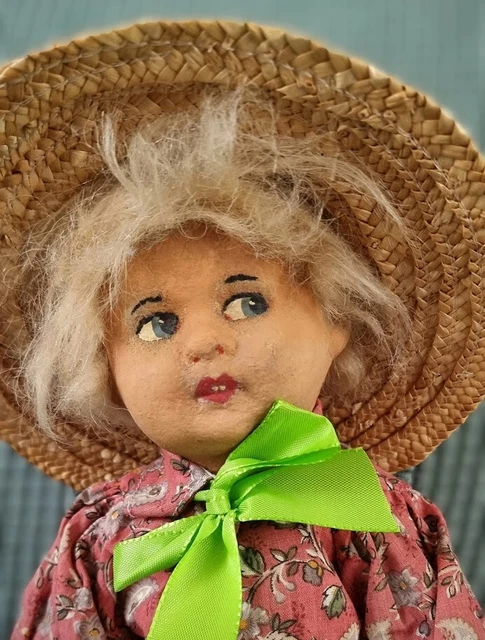 ANTIKE PUPPE ( evtl. Lenci ) um 1920/1930, Filz 39 cm EUR 59,00