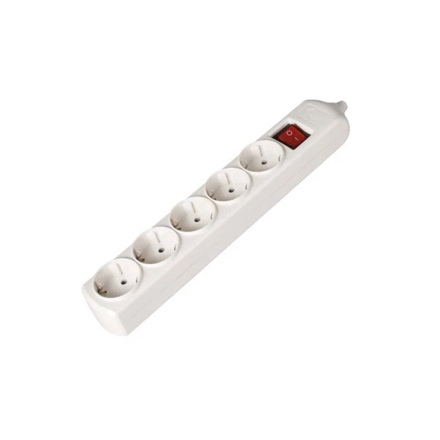 Bloc bipolaire 5 prises avec interrupteur 41217