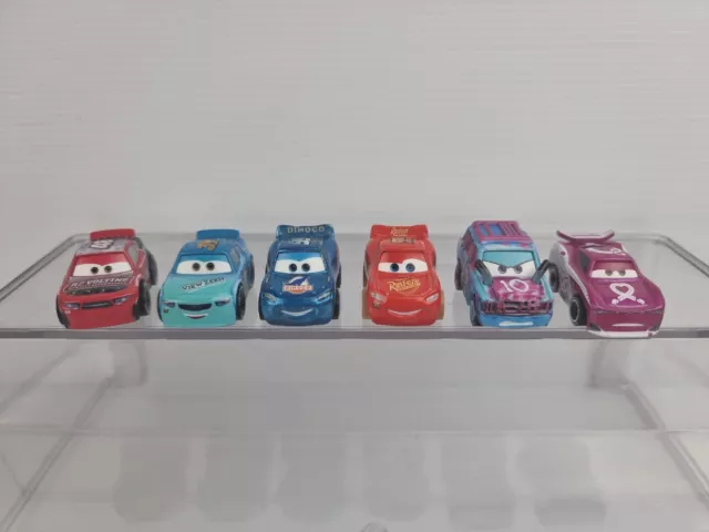 Disney Pixar Cars Micro Lot of 6 Cars Mattel 2017 BULK LOT Vehicles (e)