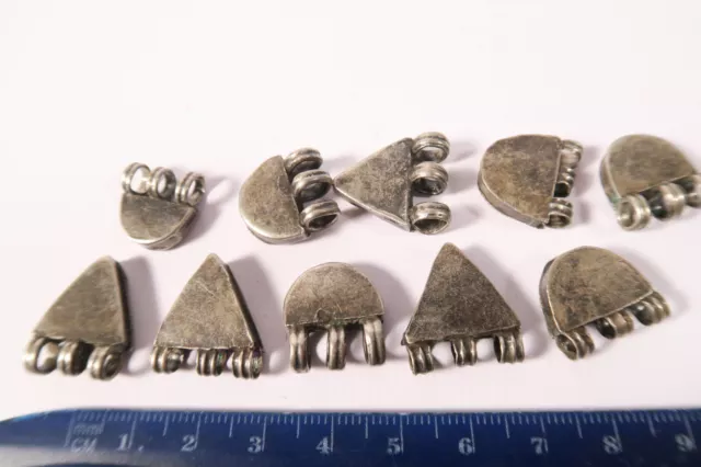 10 alte Telsum Amulette Silber Äthiopien GA72 10 old Silver Pendants Ethiopia 3