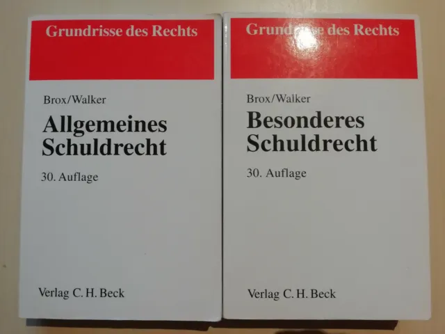 Hans Brox / Wolf-Dietrich Walker - Allgemeines / Besonderes Schuldrecht