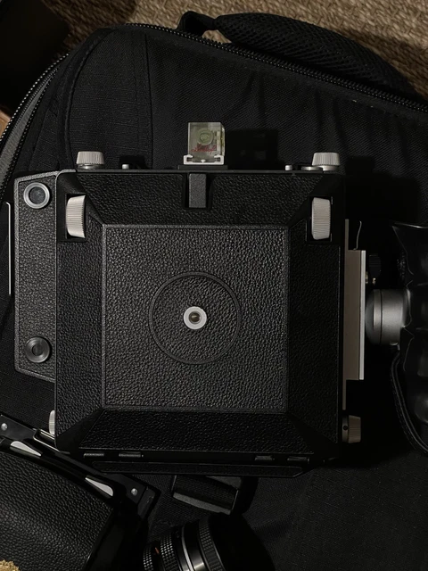 Élément Arrière Linhof Kardan Bi-System Format 4x5 / 9x12 – Pour Pièces Ou Restauration, Années 1970