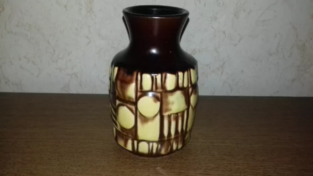 Überlacker Ü-Keramik Vase Vintage 1315/12 60er Mid Century