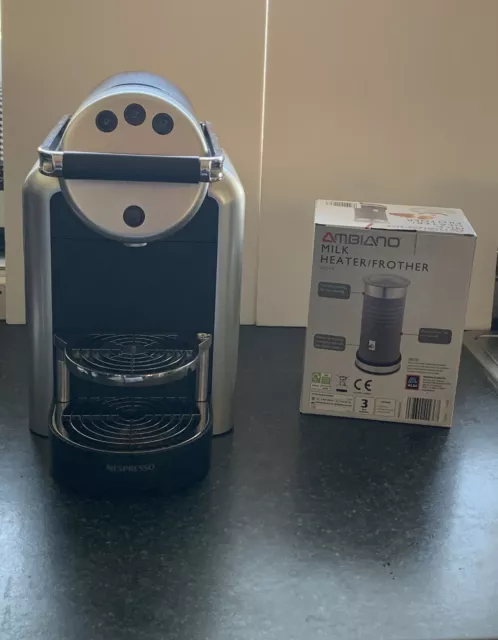 Nespresso Zenius Professional Coffee Machine With Pods+Milk Frother+various pods