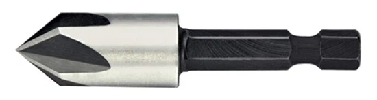 Alfa Tools C5F50564 3/4" x 1/4" Hex Shank 82° 5 Flute Countersink
