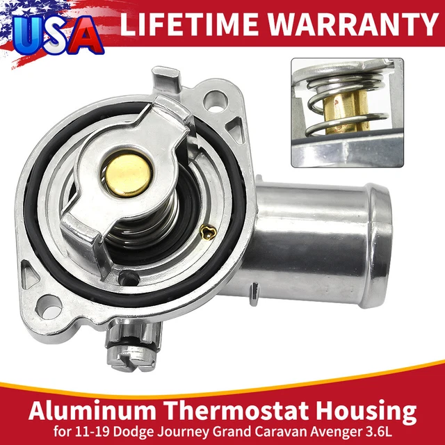 ALUMINIUM ENGINE Coolant Thermostat Fit For Dodge Grand Caravan 3.6L