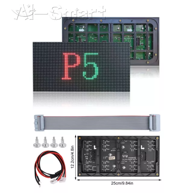 P4/P5 Full Color indoor Screen Display Module 64x32Pixel Panel LED Matrix Module