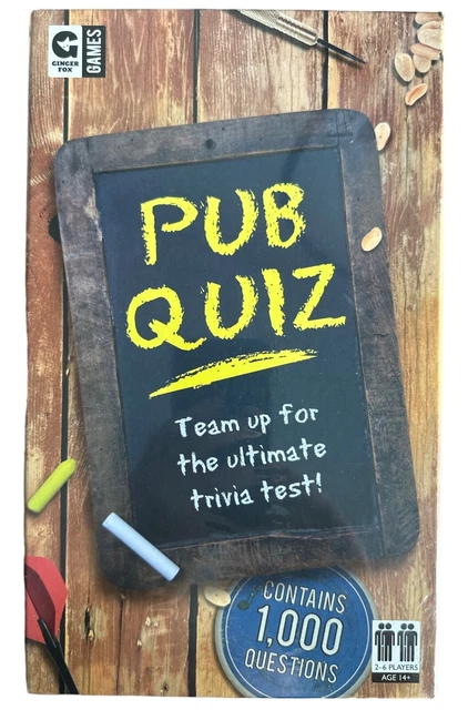 The Big Fat Pub Quiz - Il Gioco A Quiz Per Feste Con Amici E Famiglia, 6 Round E 360 Domande