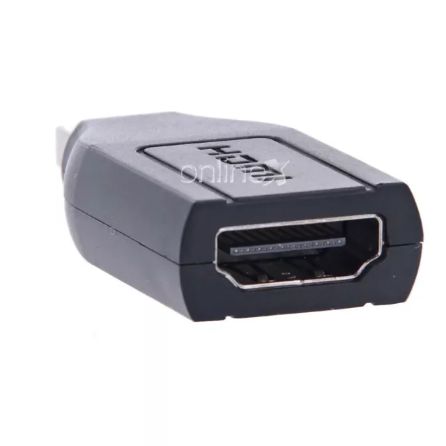 Adaptador Convertidor MINI DP (DisplayPort) Macho a HDMI Hembra a2708 3