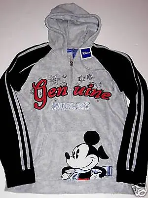 Mickey Mouse Disney Cappuccio Pile Misura Adulto Piccolo, Nuovo W/Etichetta