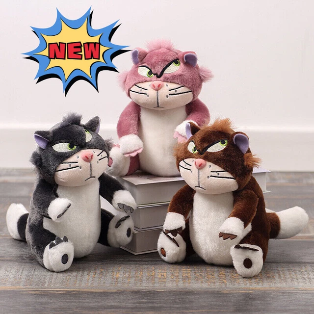 11/20CM LUCIFER CAT Plush Toy Cinderella's Pillow Figure Stuffed Animal