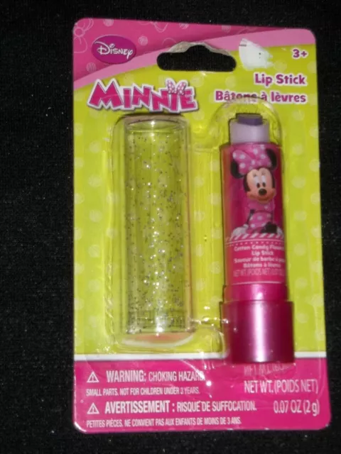 Minnie Mouse Cotton Candy Flavored Lip Stick Disney Junior Heart