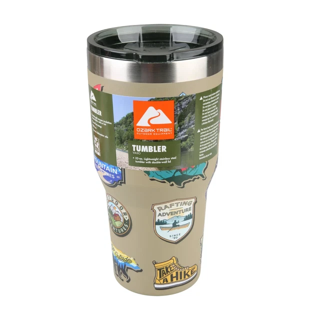 Ozark Trail Stainless Steel Tumbler 32Oz Vacuum Double Wall Insulated Sealed New