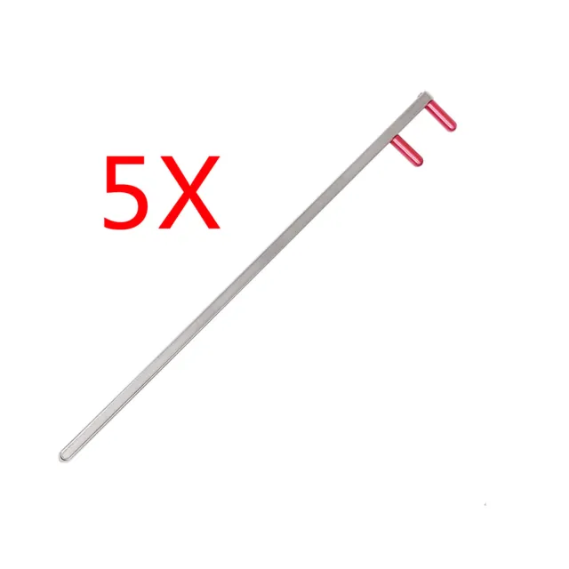 5Pcs Dental X Ray Holder Bite Bitewing Indicator metal bar Arm -XCP RED 134 ℃