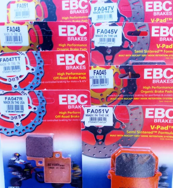 FA475R Polaris ATV RENNSPORT - EBC Bremsbeläge Bremsklotz brake pads