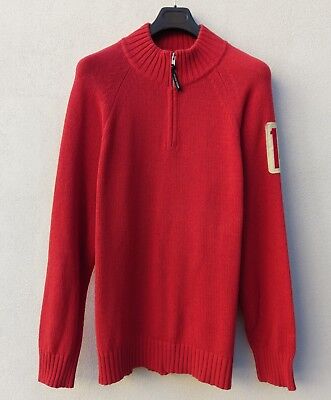 Uomo Abbigliamento da Maglieria da Maglioni con zip MaglioneASOS in Cotone da Uomo colore Rosso 