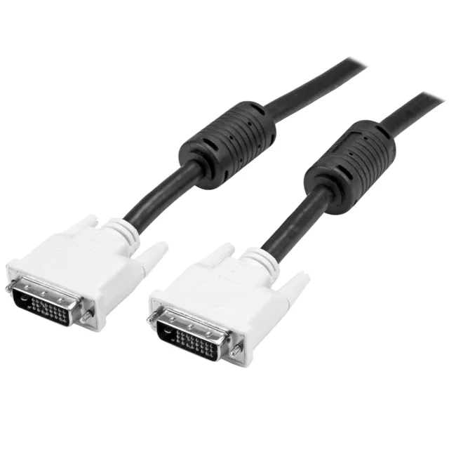 StarTech.com 5m DVI-D Dual Link Cable - Male to Male DVI-D Digital Video Monitor