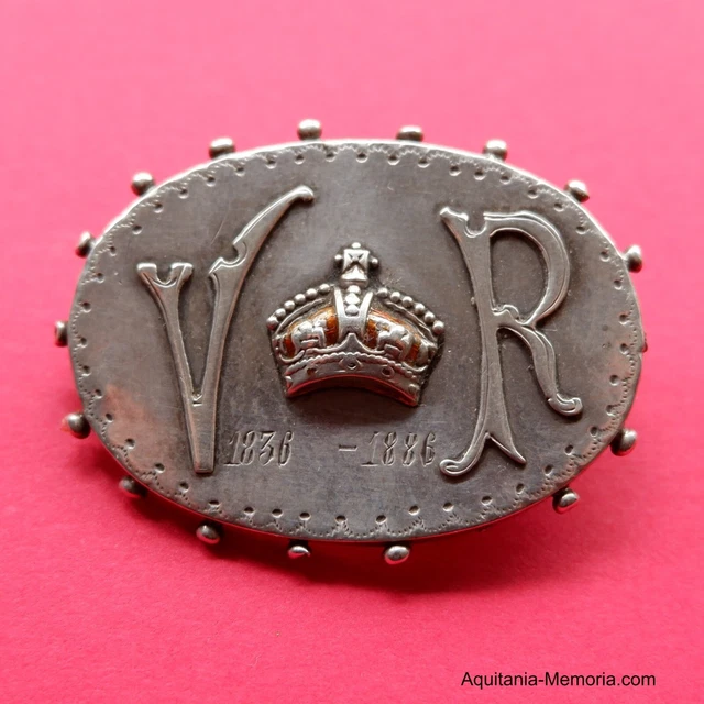 Reine Victoria Jubilé (1886) Œuvre en argent sterling réalisée à Birmingham