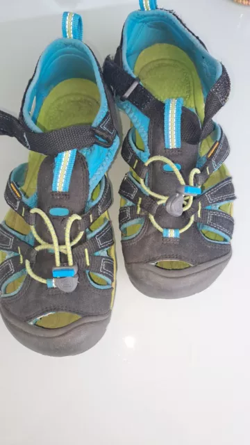 Keen TODDLER SEACAMP II CNX Sandale Trekking Gr 38 BLACK/BRILLIANT BLUE