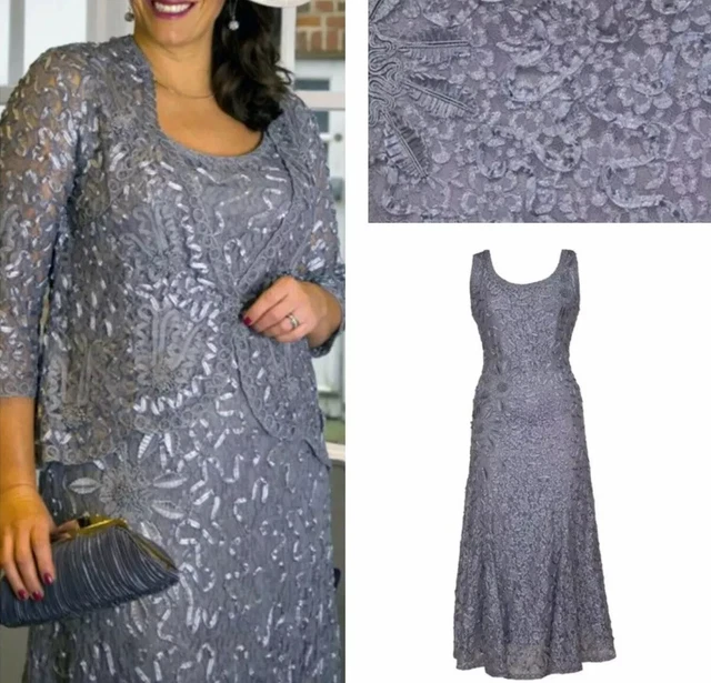 Chesca cornelli lace deals dress navy
