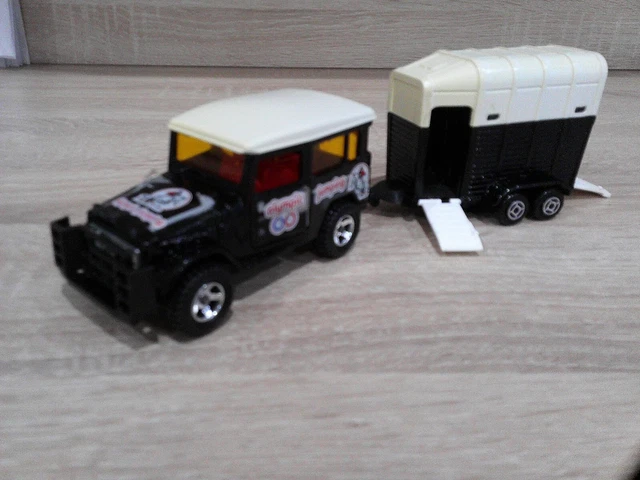 MAJORETTE TOYOTA LAND Cruiser 4x4 Raid Pekin Paris 1/36 FAB FRANCE