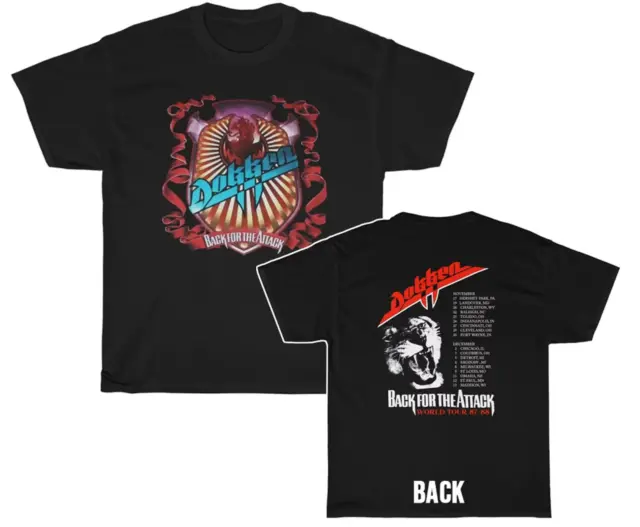 Dokken 1987-88 Back For The Attack World Tour Shirt