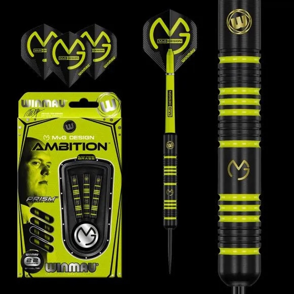 Winmau MVG Ambition Brass Darts - 22g / 24g