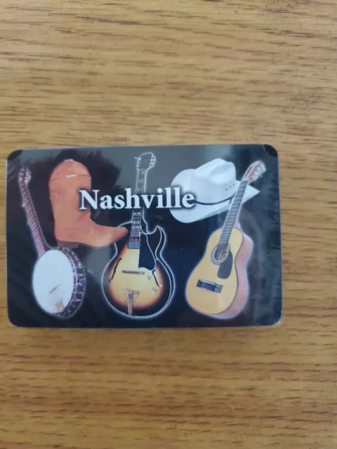 Vintage NASHVILLE MUSIC CITY 1970s Playing Cards - SEALED PACK - Souvenir