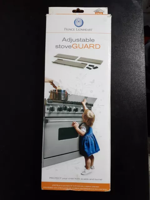 Prince Lionheart Shield-A-Burn Adjustable Stovetop Oven Stove Guard NEW 3 pcs
