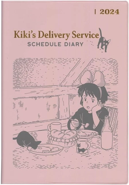 KIKI'S DELIVERY SERVICE 2024 Schedule Book Large ENSKY Studio Ghibli
