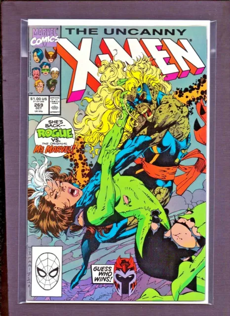The Uncanny X-Men # 269 (Oct 1990 Marvel) Rogue vs Ms. Marvel