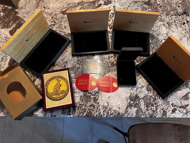 Perth Mint display boxes for graded coins - No Coins included MAKE AN OFFER!