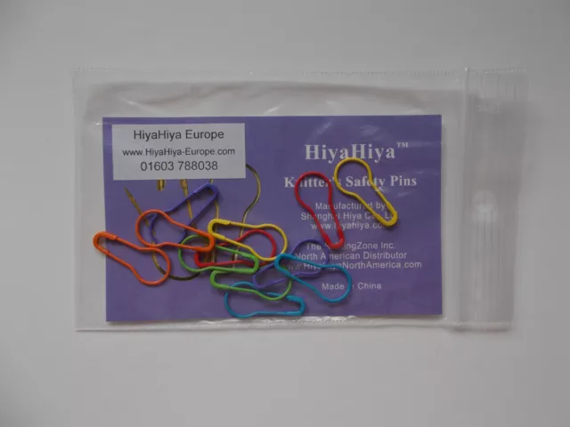 HiyaHiya Stricker Sicherheitsstifte, runde Sicherheitsstifte, 12tlg, helle Farben