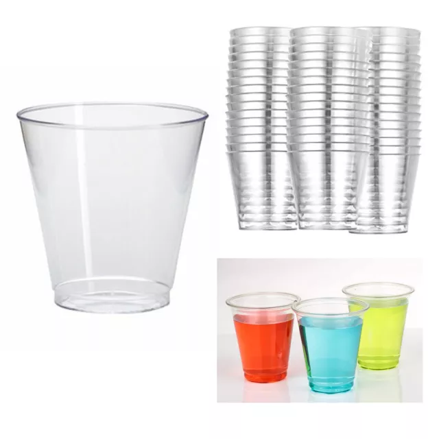 100Ct Lote Transparente Plástico Desechable Vasos de Chupito Jelly Tazas Evento