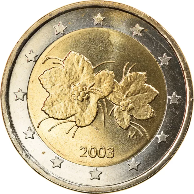 [#796715] Finnland, 2 Euro, 2003, Vantaa, STGL, Bi-Metallic, KM:105