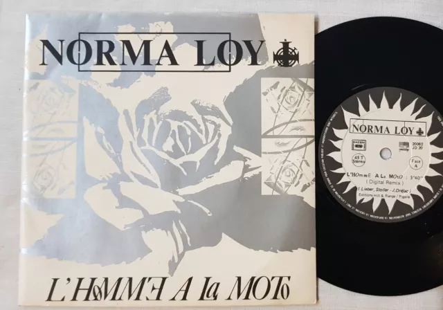 7" Norma Loy L'homme à La Moto Sp 1988 Play Mint