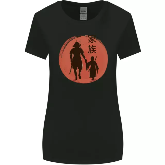 T-shirt donna taglio più largo Samurai Dad Son Fathers Day MMA arti marziali