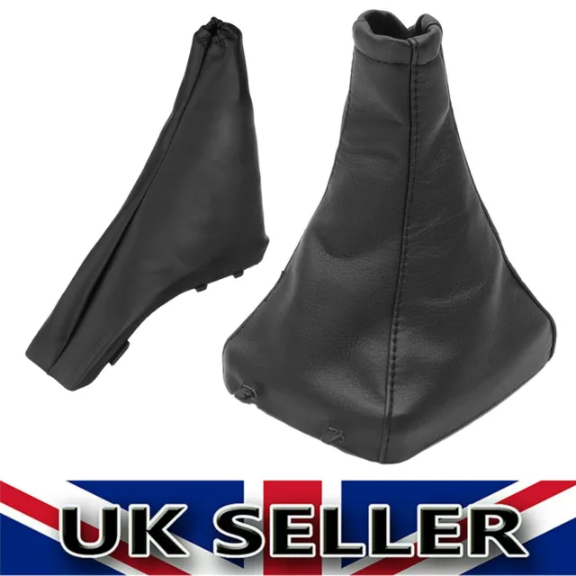 For Vauxhall Astra G Mk4 Handbrake + Gear Shift Boot Gaiter Gaitor Pu Leather