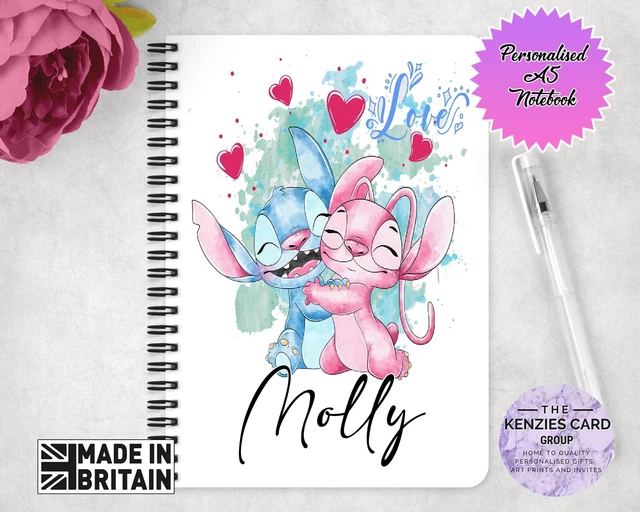 PERSONALISED DISNEYS LILO And Stitch Notebook Gift Custom Printed A5